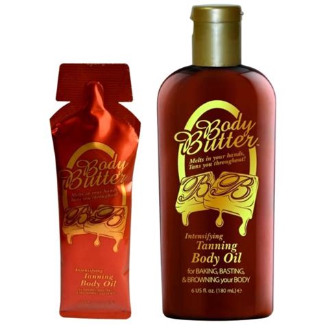 body butter tanning oil.